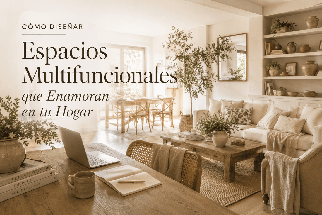 Cómo Diseñar Espacios Multifuncionales que Enamoran en tu Hogar - Grace & Co.