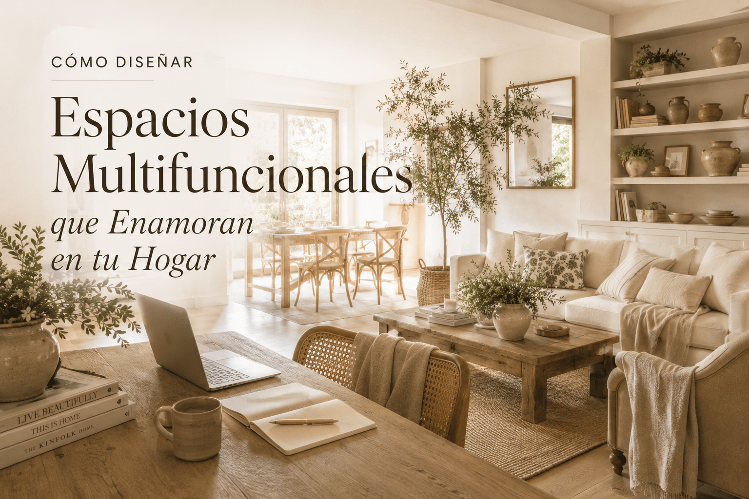 Cómo Diseñar Espacios Multifuncionales que Enamoran en tu Hogar - Grace & Co.