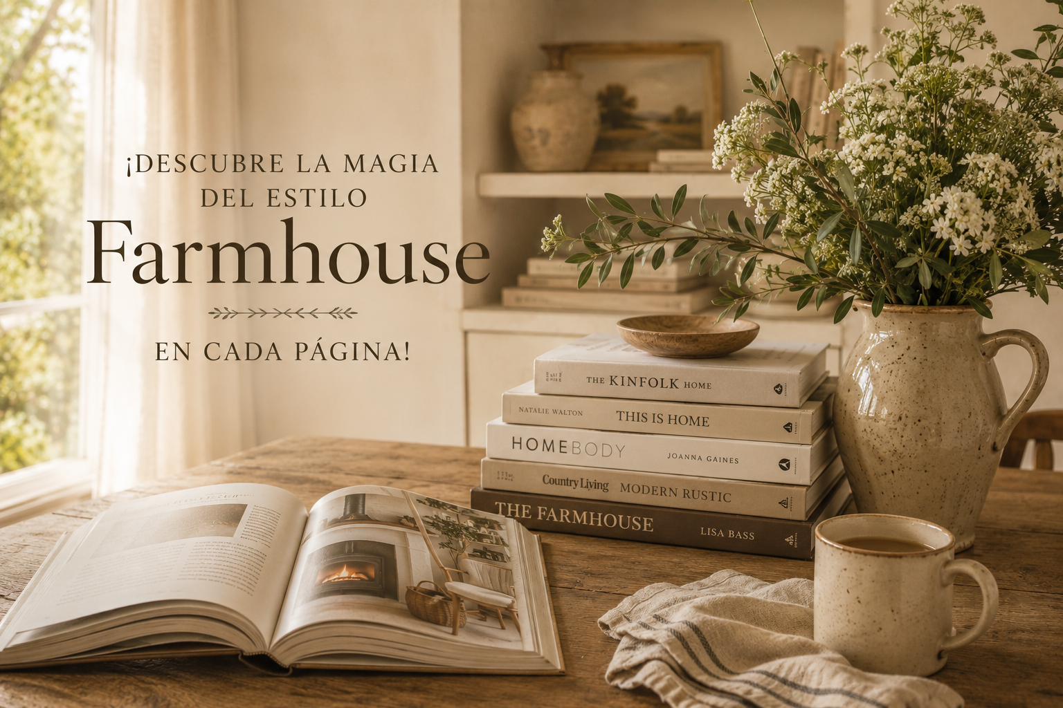¡Descubre la magia del estilo Farmhouse en cada página!