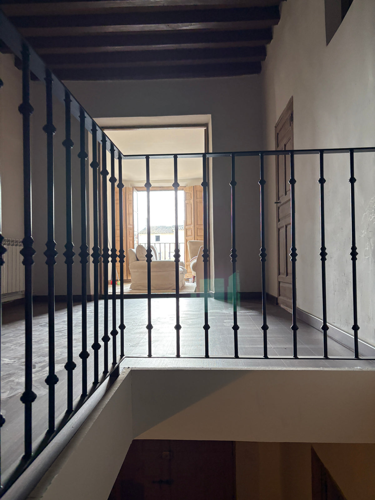 La escalera · Después