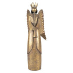 Ángela | Figura Decorativa de Navidad en Metal · 52 cm