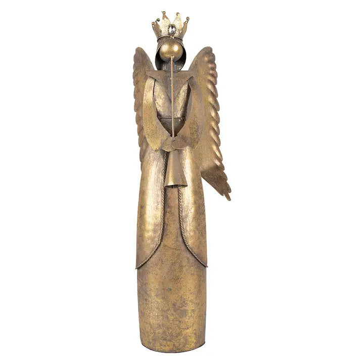 Ángela | Figura Decorativa de Navidad en Metal · 52 cm