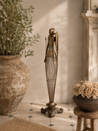 Blanca | Ángel Decorativo de Metal · 54 cm