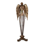 Blanca | Ángel Decorativo de Metal · 54 cm