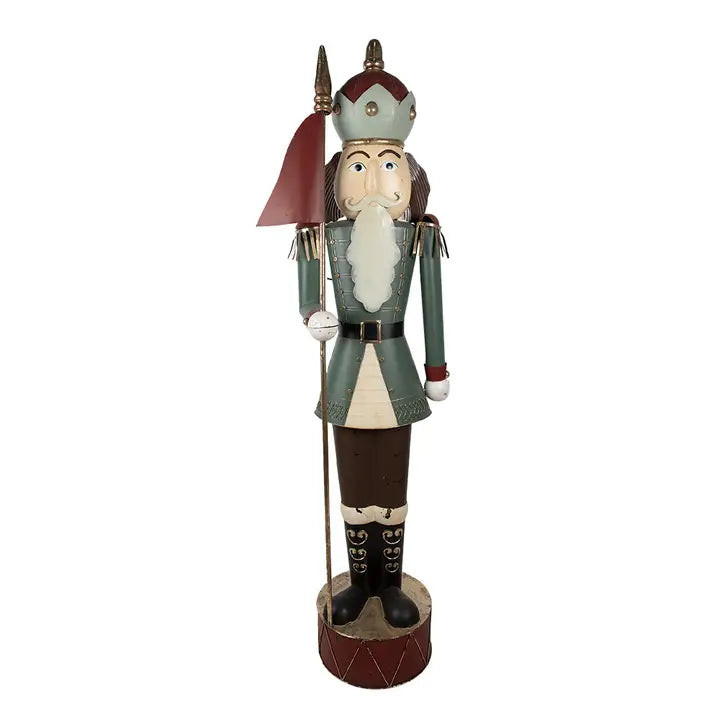 Rodolfo | Soldado Cascanueces de Navidad en metal · 203 cm