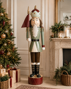 Rodolfo | Soldado Cascanueces de Navidad en metal · 203 cm
