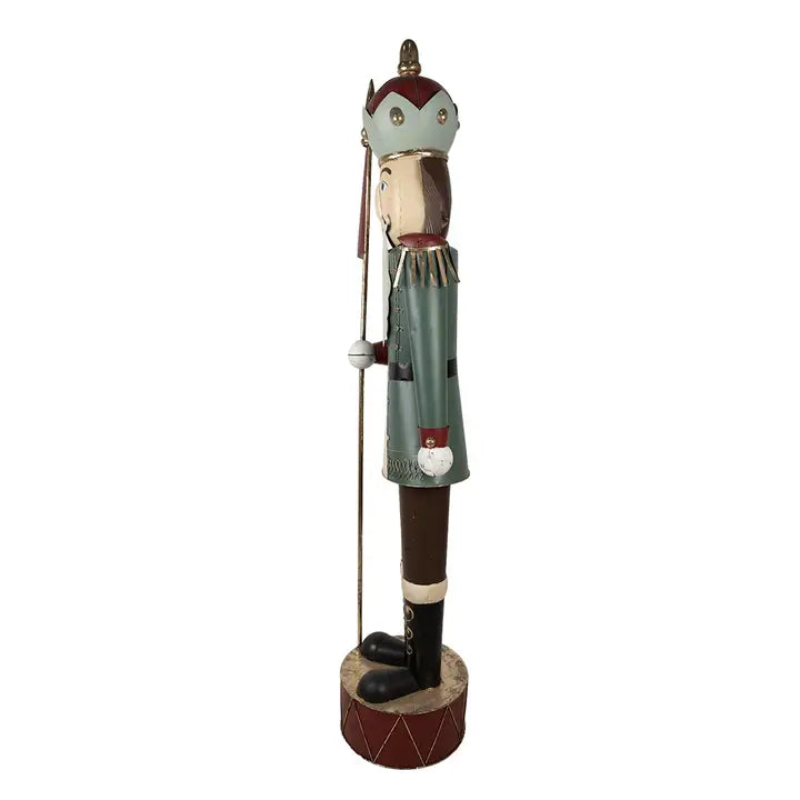 Rodolfo | Soldado Cascanueces de Navidad en metal · 203 cm