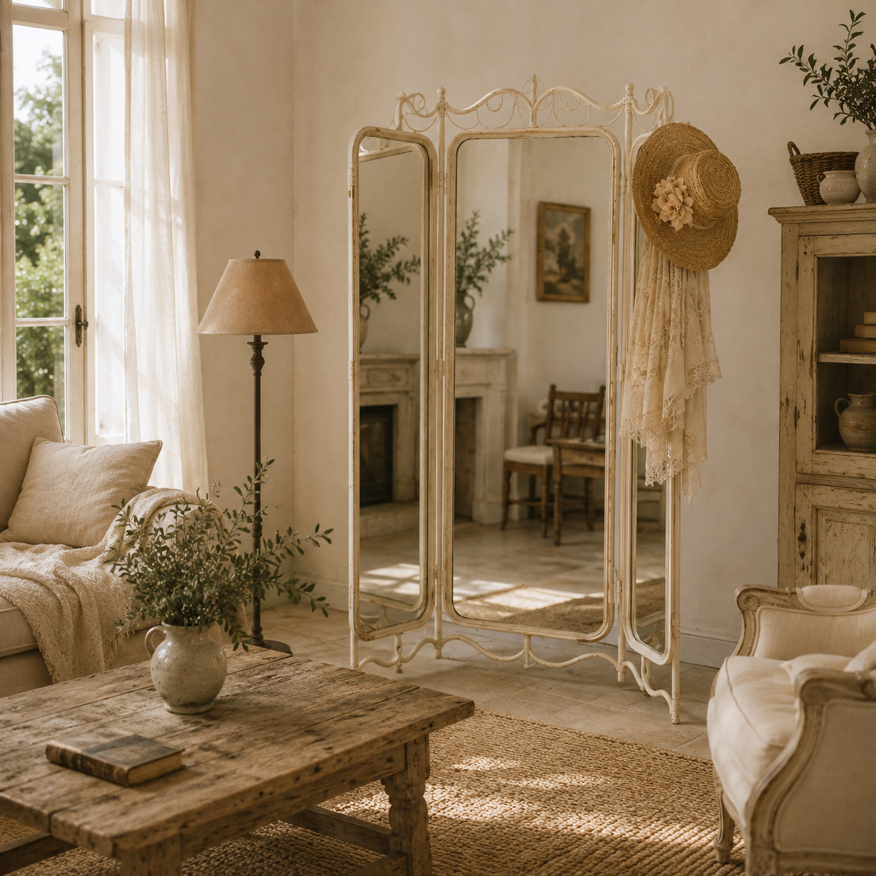 Espejo de pie Juliette | 3 cuerpos - Grace & Co.