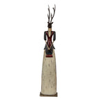 Juana | Cierva decorativa de Navidad en metal · 86 cm
