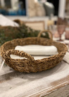 Bandeja en Yute c/manijas | Mediana - Grace & Co.Bandeja en Yute c/manijas | MedianaGrace & Co.