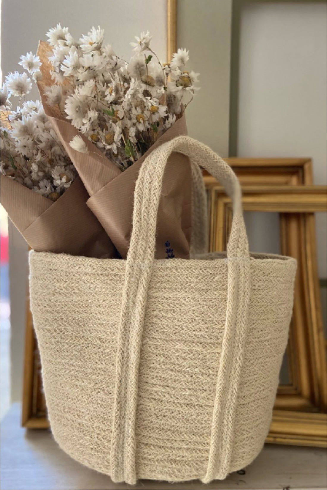 Bolsa con manijas | Yute - Grace &amp; Co.Bolsa con manijas | YuteGrace &amp; Co.
