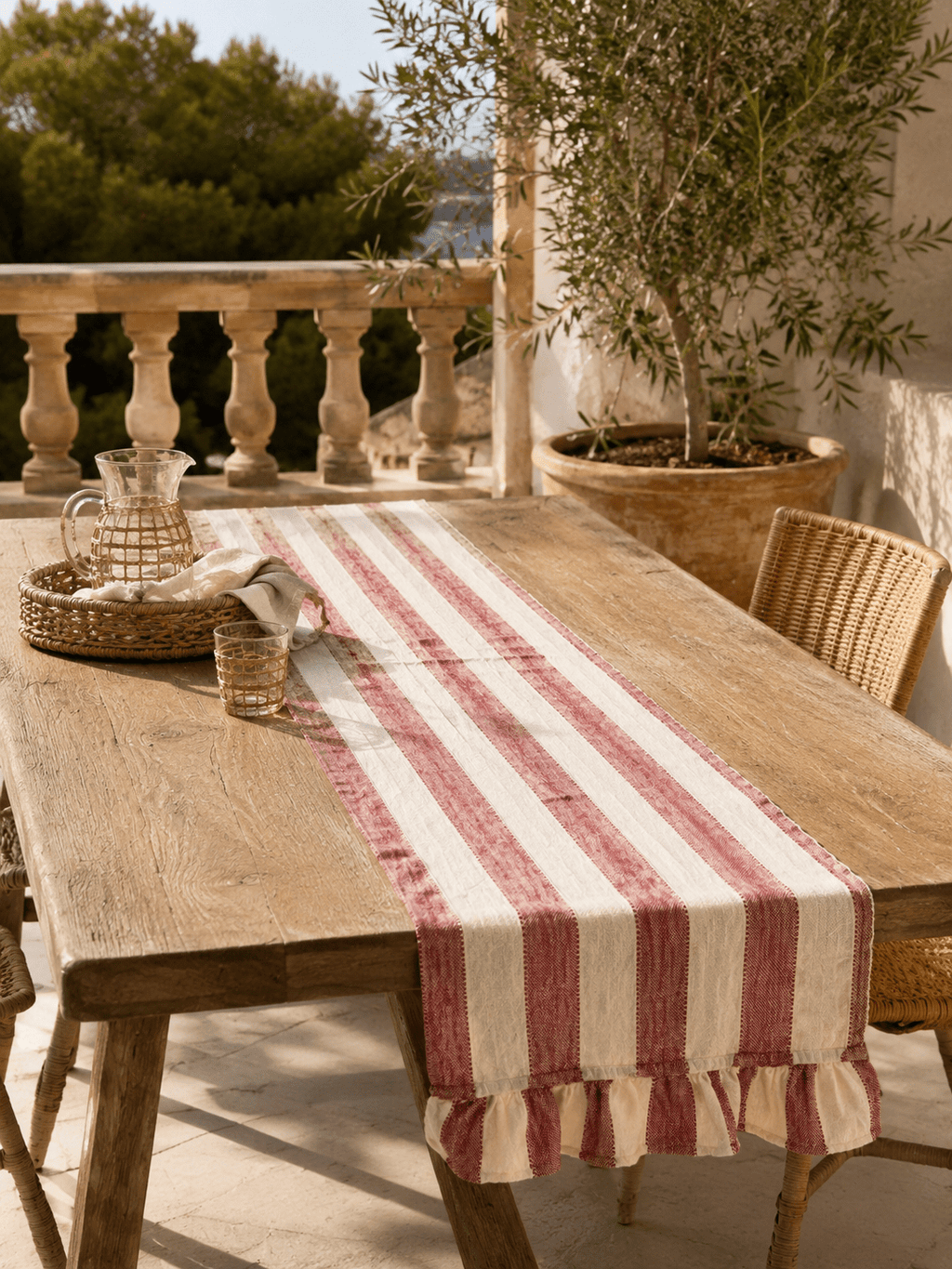 Camino De Mesa Rouge | 50 X 150 Cm - Grace & Co.Camino De Mesa Rouge | 50 X 150 CmGrace & Co.