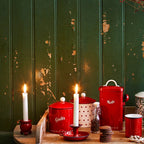 Candelabro Redondo Rojo - Grace & Co.Candelabro Redondo RojoGrace & Co.