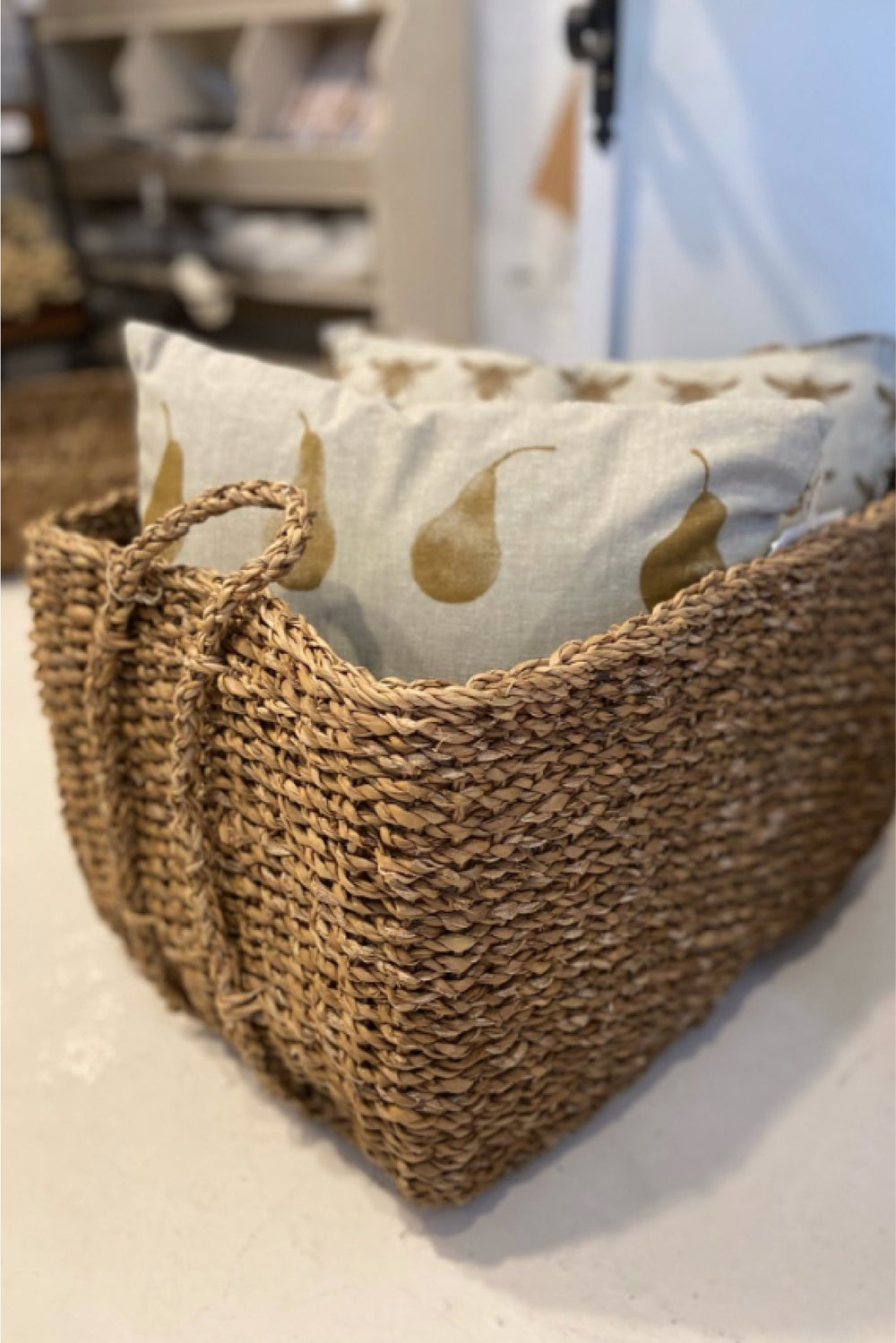 Cesta de Yute c/manijas | Extra Grande