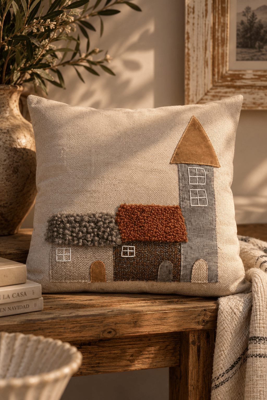 Cojín | Casitas 45 x 45 cm - Grace & Co.Cojín | Casitas 45 x 45 cmGrace & Co.