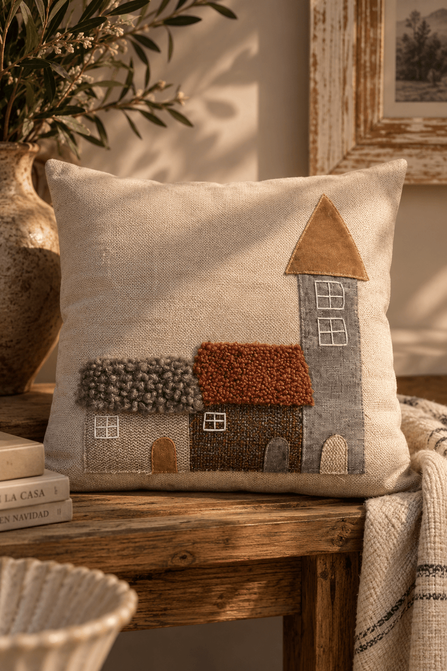 Cojín | Casitas 45 x 45 cm