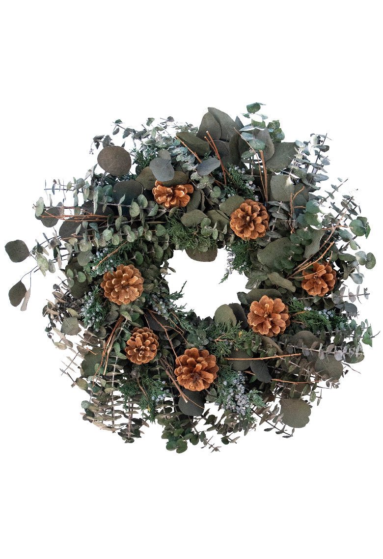 Corona | Enebro, Eucalipto y Piña - Grace & Co.Corona | Enebro, Eucalipto y PiñaGrace & Co.