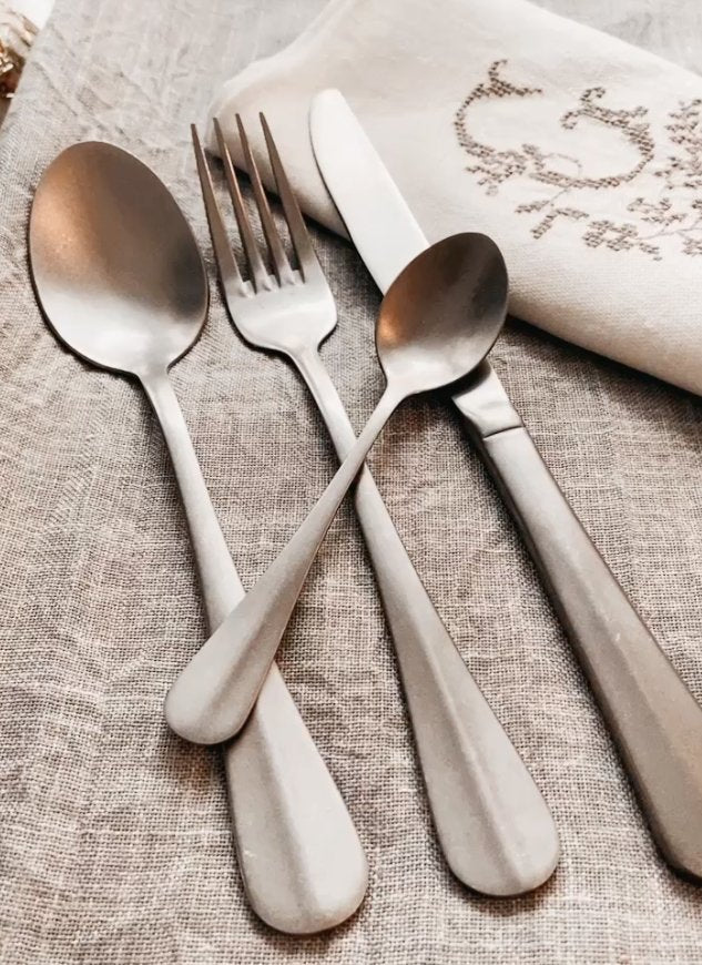 Cubiertos Silver | x 24 pz - Grace &amp; Co.Cubiertos Silver | x 24 pzGrace &amp; Co.