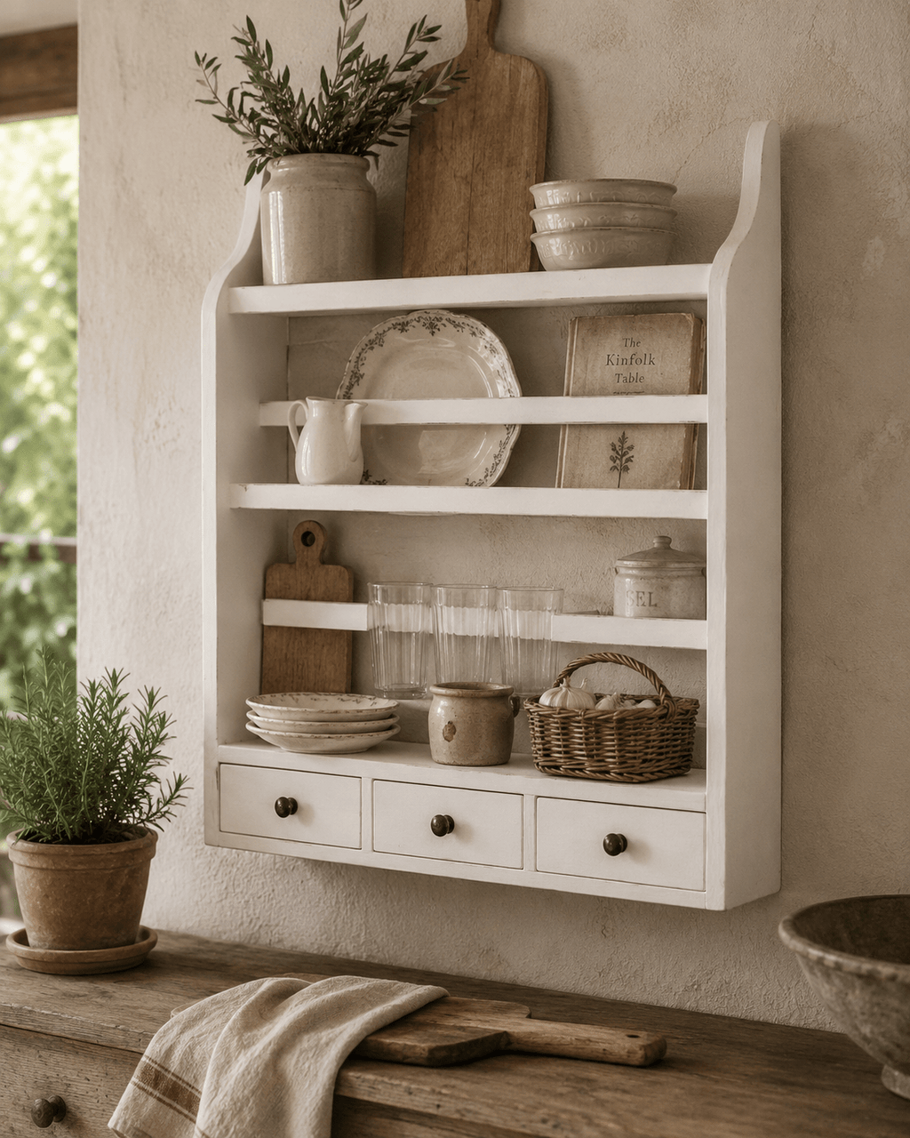 Estantería de Madera con Cajones – Estilo Nórdico Natural - Grace & Co.Estantería de Madera con Cajones – Estilo Nórdico NaturalGrace & Co.