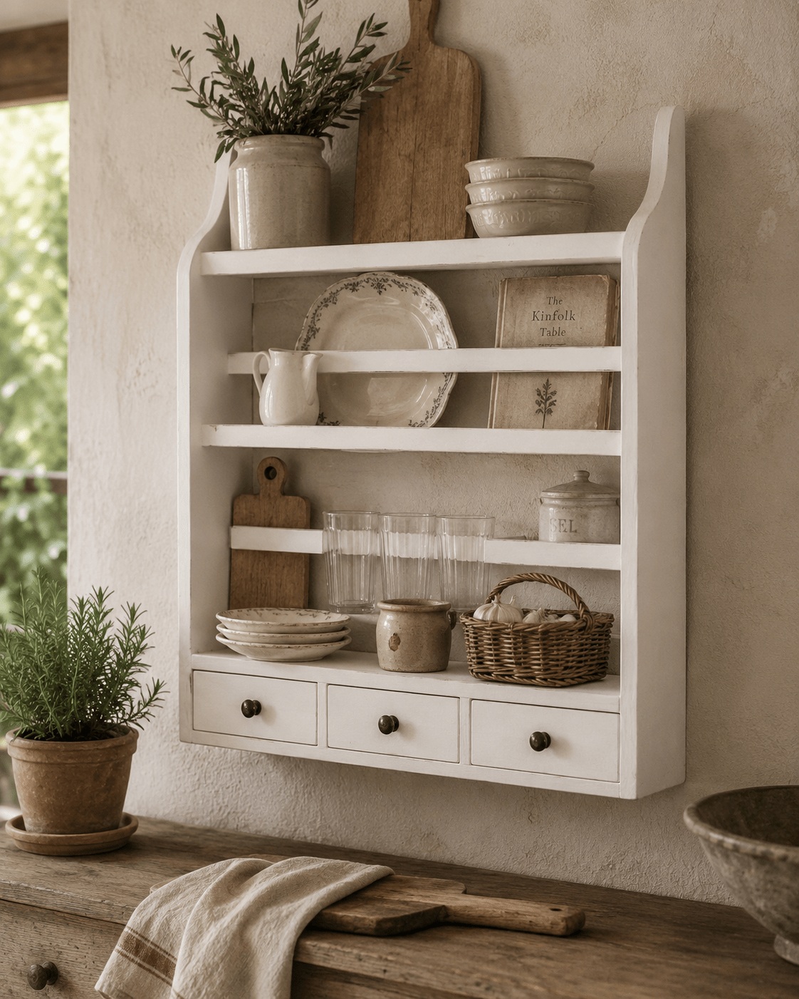 Estantería de Madera con Cajones – Estilo Nórdico Natural - Grace & Co.Estantería de Madera con Cajones – Estilo Nórdico NaturalGrace & Co.