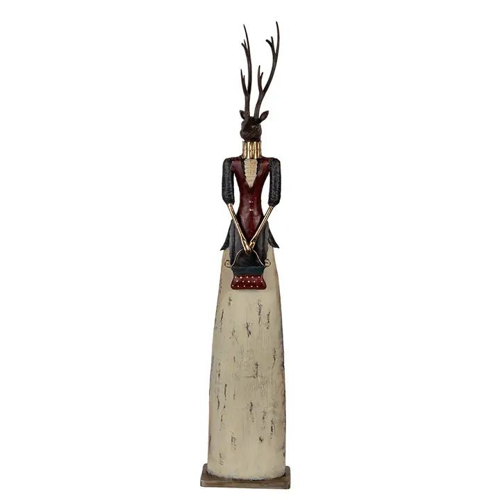 Juana | Cierva decorativa de Navidad en metal · 86 cm - Grace & Co.Juana | Cierva decorativa de Navidad en metal · 86 cmGrace & Co.