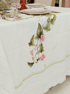 Mantel Lino | Flower Garden - Grace & Co.Mantel Lino | Flower GardenGrace & Co.