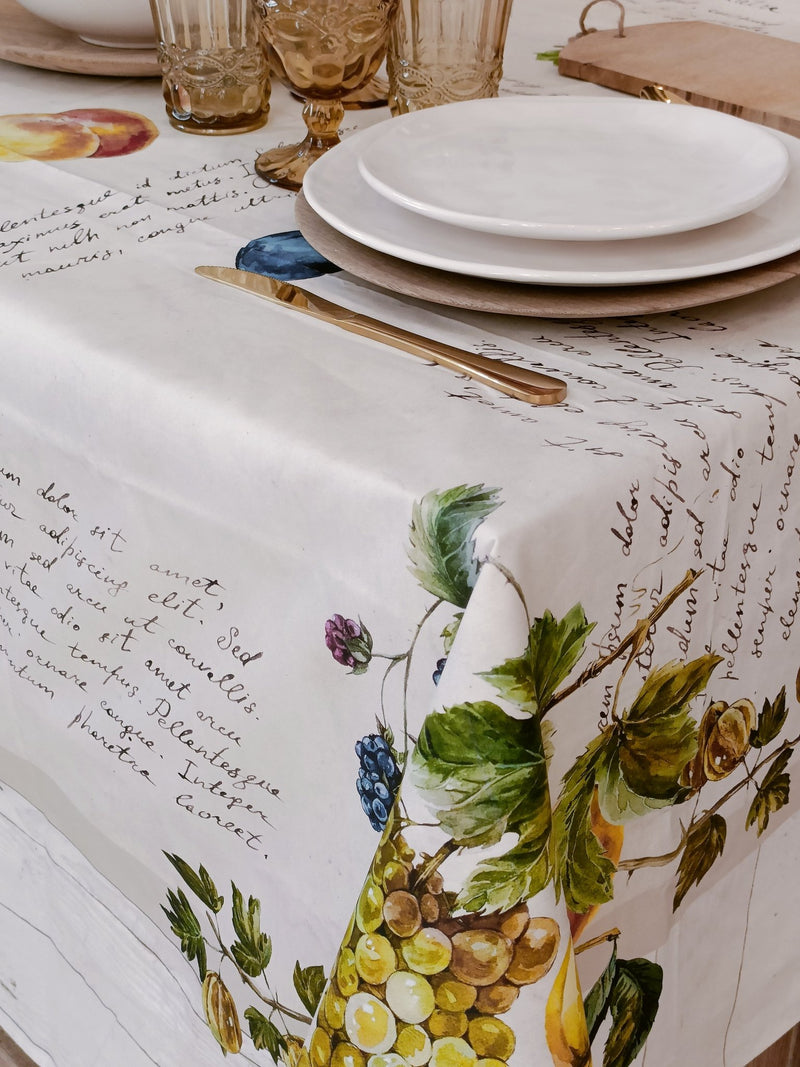 Mantel resinado | Frutas - Grace & Co.Mantel resinado | FrutasGrace & Co.