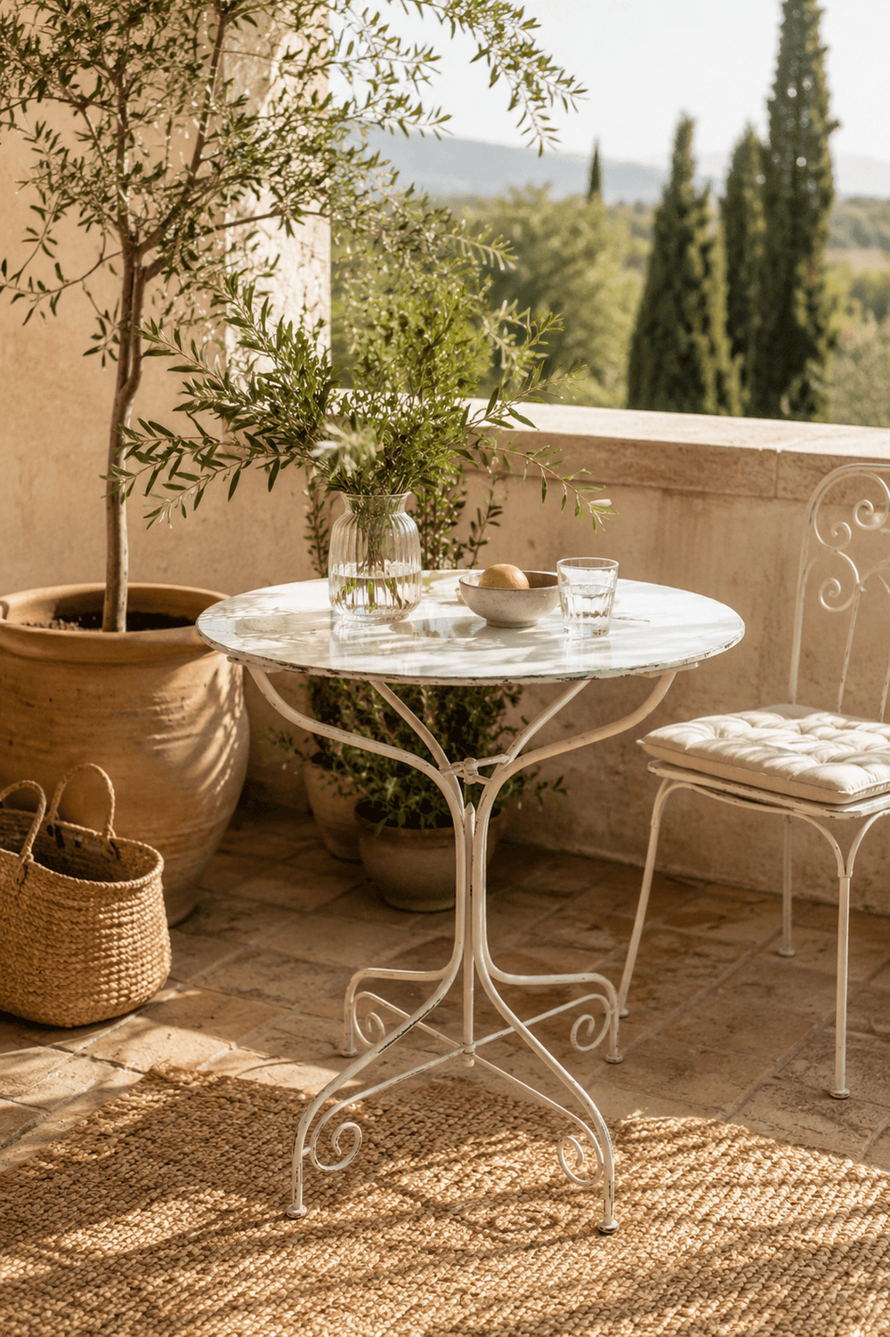 Mesa plegable redonda