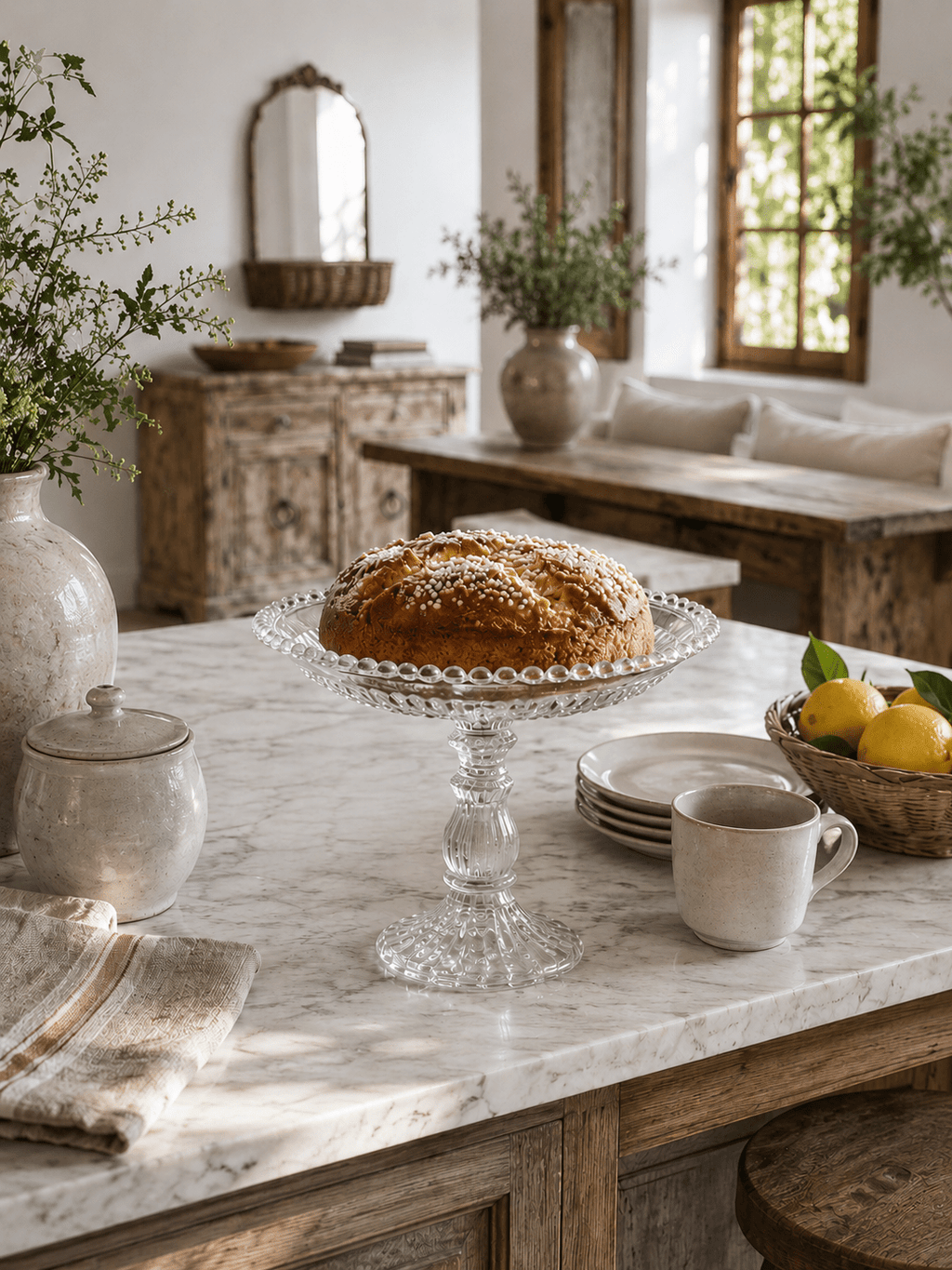 Plato de Tarta con pie Eleonor - Grace & Co.Plato de Tarta con pie EleonorGrace & Co.