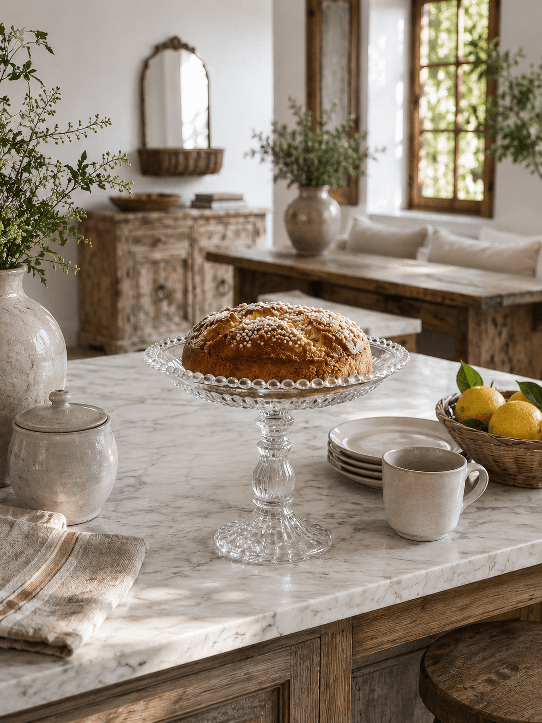 Plato de Tarta con pie Eleonor - Grace & Co.Plato de Tarta con pie EleonorGrace & Co.