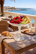 Plato Frutero de Cristal - Grace & Co.Plato Frutero de CristalGrace & Co.