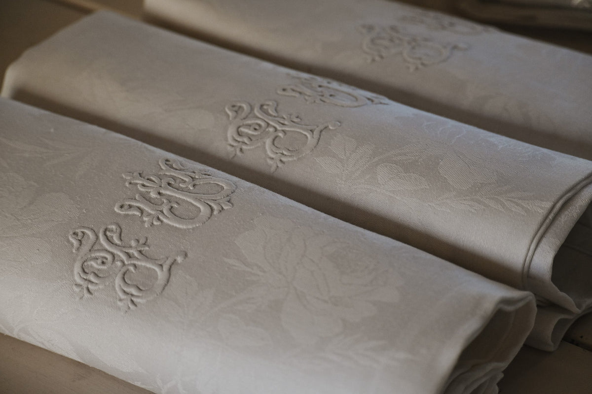 Textil bordado artesanal de estilo vintage