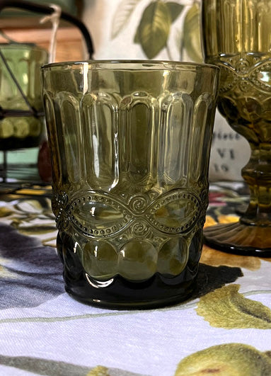 Bicchiere in stile vintage | Verde